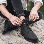 Женские ботильоны Thursday Boot Company Captain Cap Toe, Black Matte - фото 6