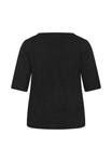 Футболка Kaffe Curve Basic T-shirt, Black Deep/Mottled Black - фото 6