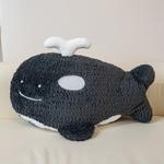 Плюшевая кукла Orca, высота 40 см MLING, черный - фото 7