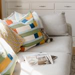 Декоративная подушка Anchal Stamp, мультиколор - фото 2