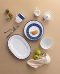 Овальное блюдо Rill, 14 дюймов Noritake, Blue - фото 8