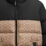 Куртка пуховая мужская черно-коричневая COACH - фото 8