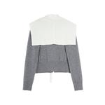 ELLE Свитер Women's Medium Gray Crew Neck Moderate - фото 2