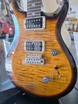 PRS S2 Custom 24 с узким профилем грифа Pattern Thin, 2023, Black Amber - фото 2