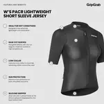 Джерси с коротким рукавом GripGrab Pacr Lightweight, черный - фото 7