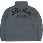 Пуховик унисекс серый Mlb - фото