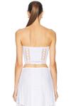 Azal Bustier Топ Charo Ruiz Ibiza, White - фото 3