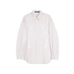 ELLE Рубашка Women's Stripes Lapel - фото