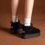 Зимние ботинки женские Daphne на платформе, коричневый - фото 10