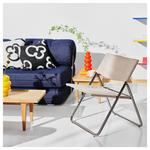 Складной стул MOFALLA IKEA, нержавеющая сталь/бежевый - фото 5