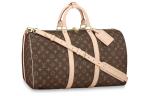 LOUIS VUITTON Сумка Keepall Bandouliere Monogram 50 коричневая - фото 2