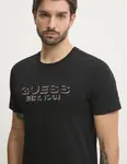 Хлопковая футболка Guess, черный - фото 2