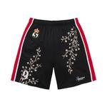 Шорты Supreme Floral Soccer Short, Black - фото