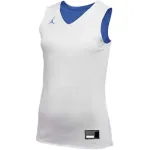 Реверсивная баскетбольная майка Women's Jordan, синий белый - фото 2