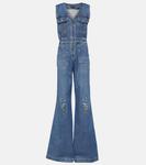 Джинсовый комбинезон Etro, синий - фото