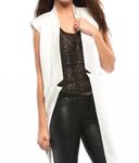 Жилет Class Act в белом цвете C/MEO COLLECTIVE - фото 3