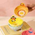 Чаши KAWASIMAYA, Animal Paradise Irregular Shape Bowl 4 Pack-Mixed Color - фото 8