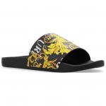 Шлепанцы мужские черный Versace Jeans Couture - фото 4