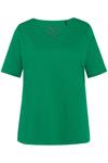 Футболка Ulla Popken, зеленый - фото