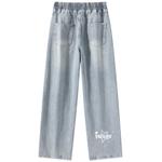 Джинсы Unisex Doraemon, черно-серые (на флисе) - фото 3