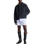 BALMAIN Потертая джинсовая куртка, Black - фото 4