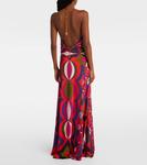 Топ из шелкового твила с декором iride Pucci, Multicolor - фото 3