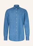 Рубашка классического кроя в стиле джинсов Strokesman'S, синий - фото