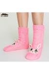 Носки-тапочки с кроликом CityComfort, розовый - фото 5