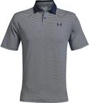Under Armour мужская поло для гольфа Performance Stripe, Academy Blue (408)/Academy Blue - фото 4