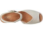 Туфли TOMS Isla Peep Toe, цвет Natural - фото 2