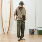 714STREET Брюки-карго унисекс, Пыльный зеленый - фото 18