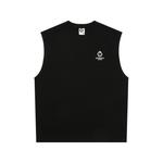 Футболка-майка с принтом логотипа A Bathing APE Aape, черный - фото