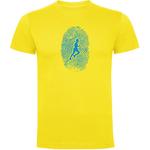 Футболка Kruskis Runner Fingerprint, желтый - фото