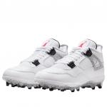 Кроссовки Air Jordan 4 Retro MCS 'White Cement' - фото 3