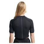 Футболка Superdry Run 3/4 Tight Crop, черный - фото 2