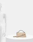 Кожаная сумочка Karl Lagerfeld, бежевый - фото 2
