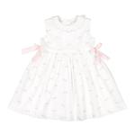 Платье для девочек «Цветы» в белом цвете Sal & Pimenta, белый - фото