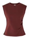 Топ YAS PINA, ржаво-красный - фото