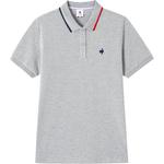 Футболка поло женская Le Coq Sportif, Светлый серый меланж - фото 4