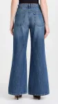 FRAME Women's Easy Wide Flare Jeans - фото 3