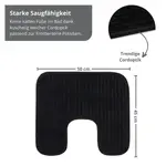 Коврик для ванной Sleepling, черный - фото 2