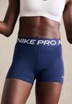 Леггинсы Nike Performance SHORT, Midnight Navy/White/Dark Blue - фото
