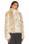Куртка wild dream Unreal Fur, цвет snow leopard - фото 3