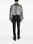 Dolce & Gabbana рубашка с леопардовым принтом, серый - фото 4