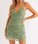 Мини-платье Liliana в светло-зеленом LE LIS - фото