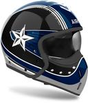 Шлем Airoh j110 command jet, Black/Blue - фото 4