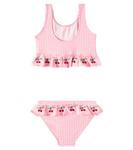 Солин вышитый бикини в клетку Konges Sløjd, Geranium Pink - фото 4