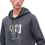 HERMES Свитшот мужской темно-серый - фото 4