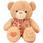 Плюшевая игрушка панда Barbne, коричневый - фото