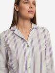 Ночная рубашка Hanro  Sleep & Lounge, Cream/Purple/Off White - фото 6